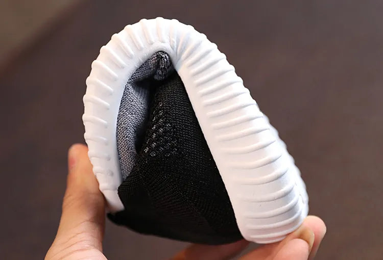 Kids Mesh Sneakers - Breathable, Anti-Slip, Soft Soled Shoes