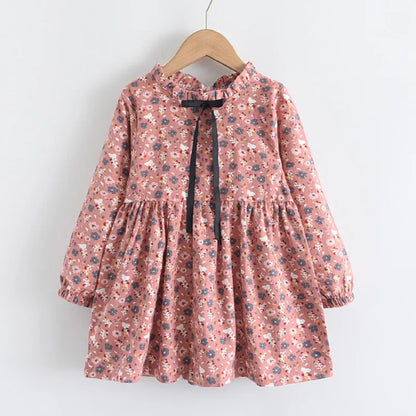 Girls Floral Princess Dress - Casual Spring Costume (2-8 Years)