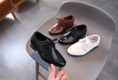 Boys' Leather Shoes: Style for Party, Wedding, School