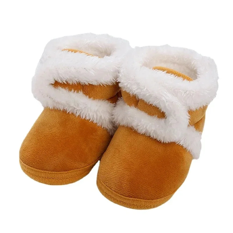 Newborn Baby First Walkers - Soft Anti-slip Crib Shoes