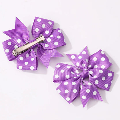 Kids Hairpin Set: Cute Dot & Heart Sunglasses