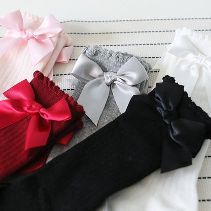 Baby Bowknot Cotton Socks