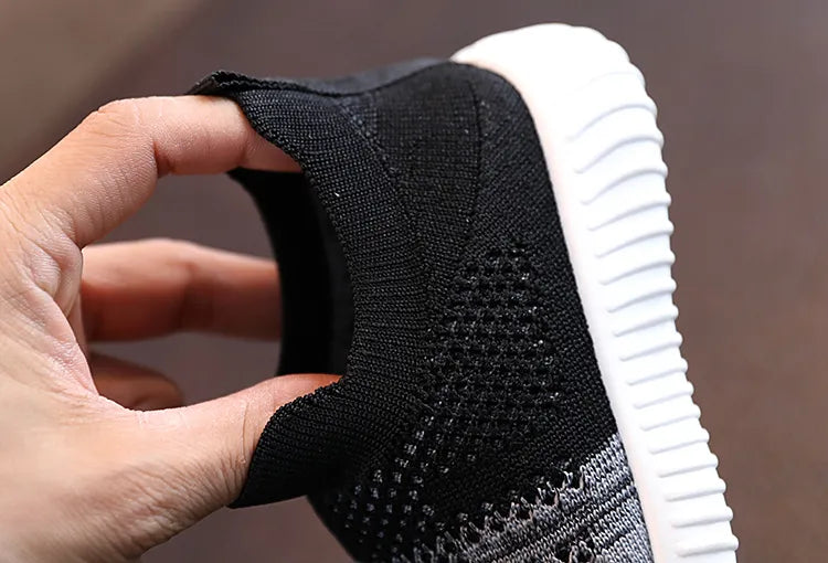 Kids Mesh Sneakers - Breathable, Anti-Slip, Soft Soled Shoes