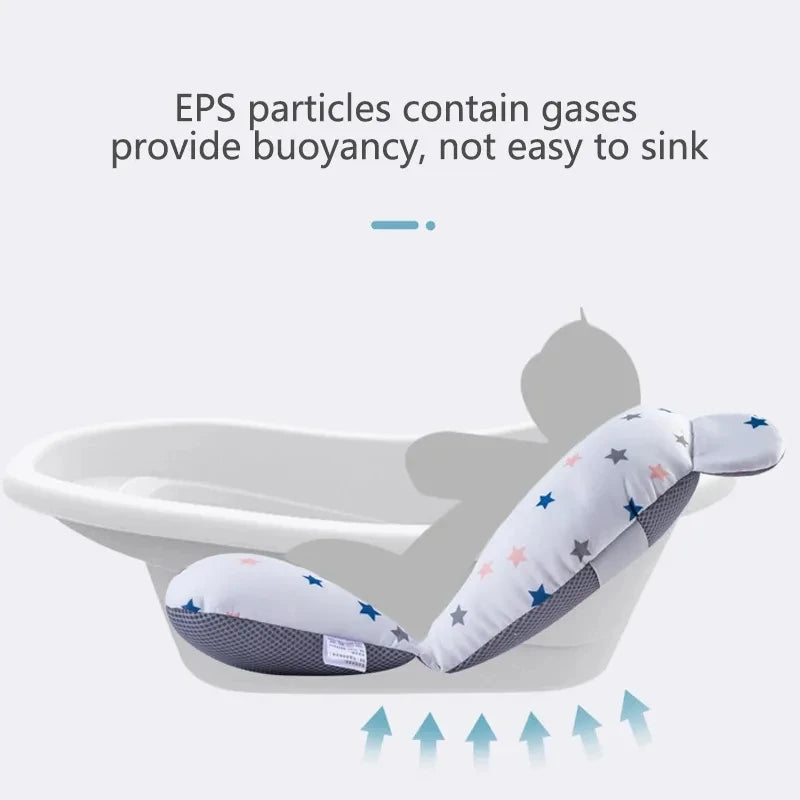 Portable Newborn Bath Support Pad - Comfortable and Foldable