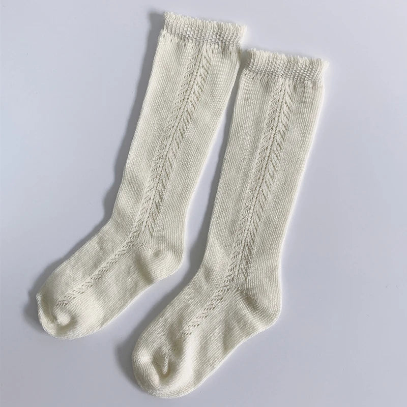 Cotton Knee-High Socks: Breathable & Stylish
