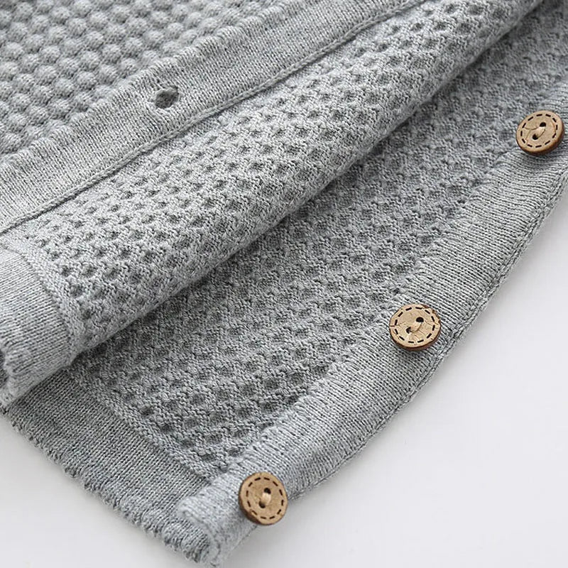 Knitted Pajama Set for Baby - Cozy cotton clothes set