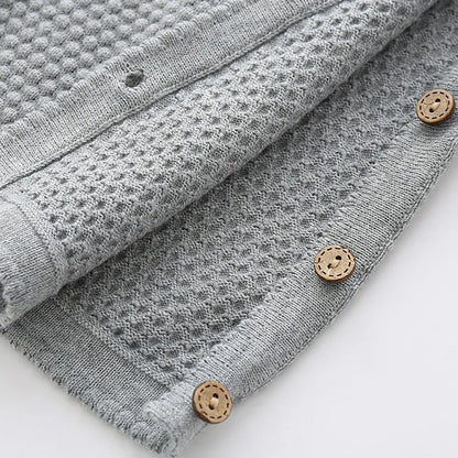 Knitted Pajama Set for Baby - Cozy cotton clothes set