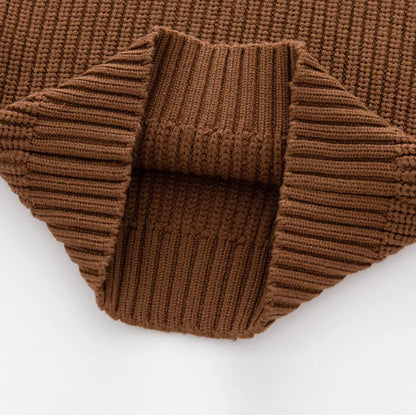 Knitted Loose Sweater for Baby in Autumn/Winter