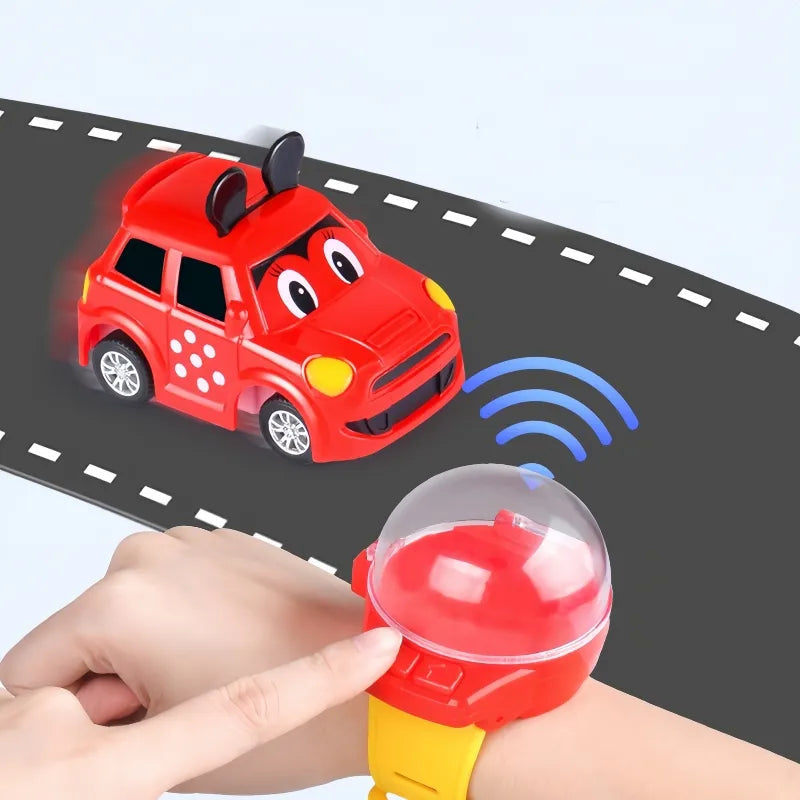 Kids Mini Watch Remote Control Car - USB Charging, Birthday Gift
