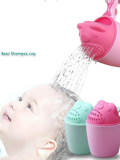 Bear-Shaped Bath Cup for Baby