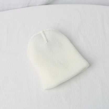 Cartoon Bear Knitted Baby Hat - Winter Warmth for Toddler Kids