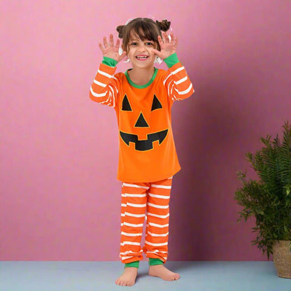 Family Matching Pajamas In Halloween Costumes