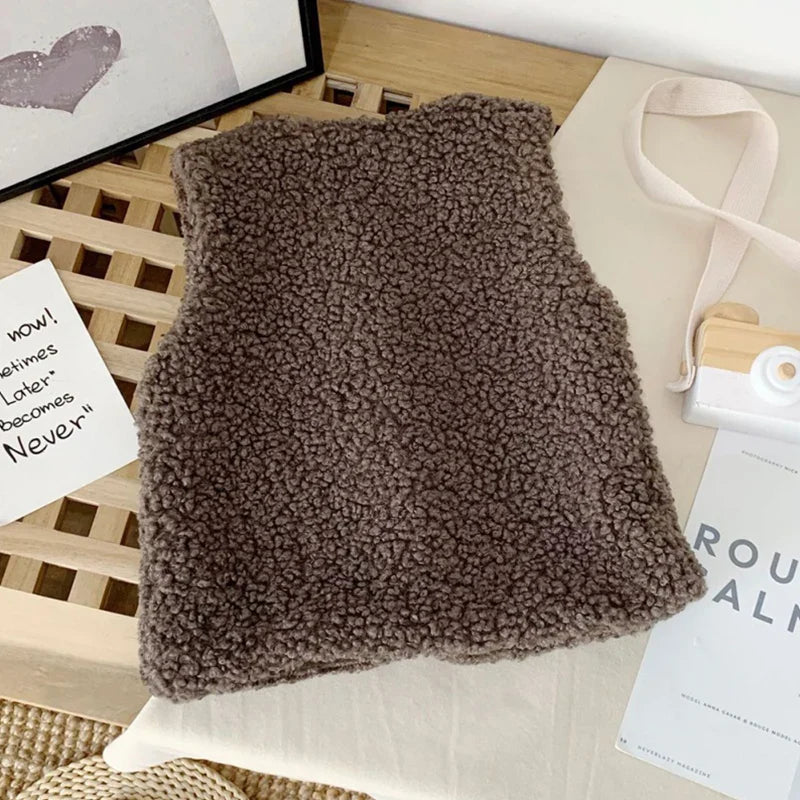 Baby Lamb Wool Vest - Autumn/Winter Warmth