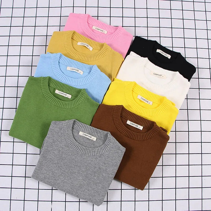 Autumn Knit Pullover: Casual Chunky Cable Knit Sweater