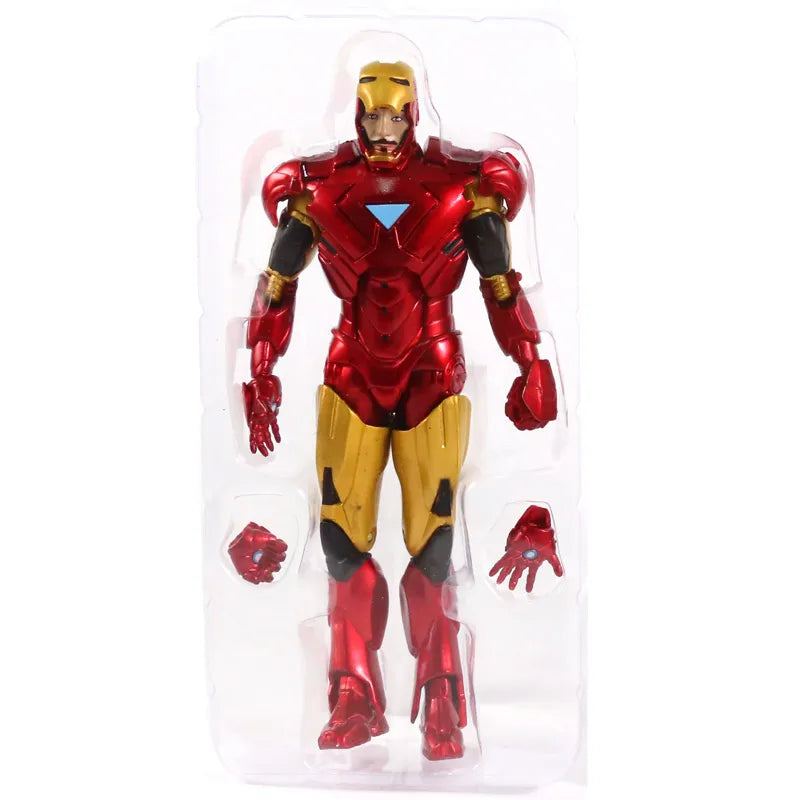 Golden Iron Man PVC Action Figure Model Toy