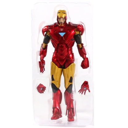 Golden Iron Man PVC Action Figure Model Toy