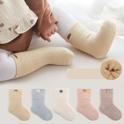 Set of Cute Cartoon Thicken Socks For Children