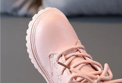 Autumn/Winter Plush Kids Boots: Fashionable & Warm