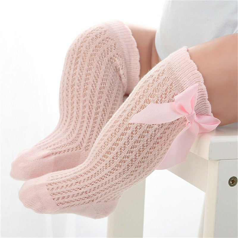 Baby Bowknot Cotton Socks