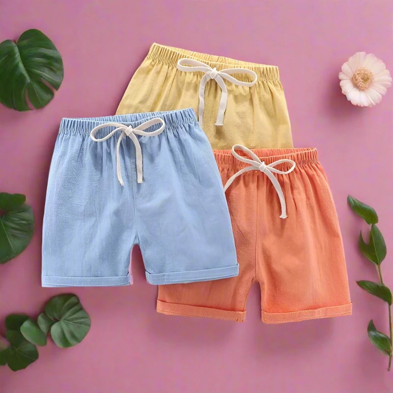 Kids Candy Color Summer Shorts (2-10Years)