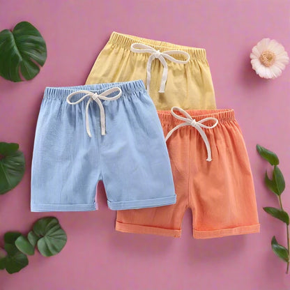 Kids Candy Color Summer Shorts (2-10Years)