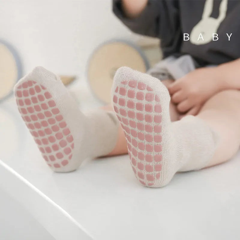 5 Pairs Anti-Slip Cartoon Baby Socks - Toddler Accessories