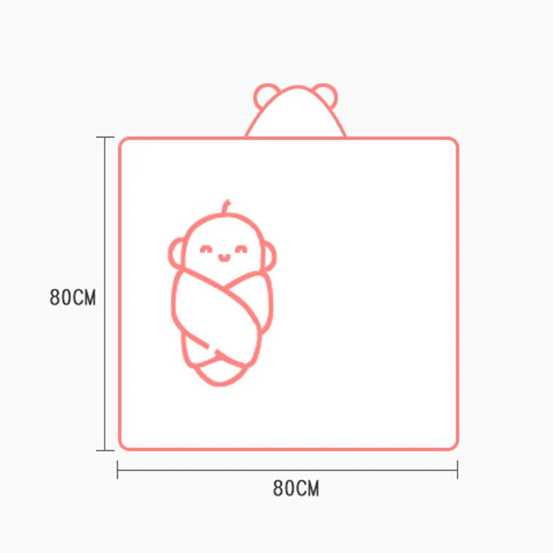 Hooded Cartoon Baby Bath Towels