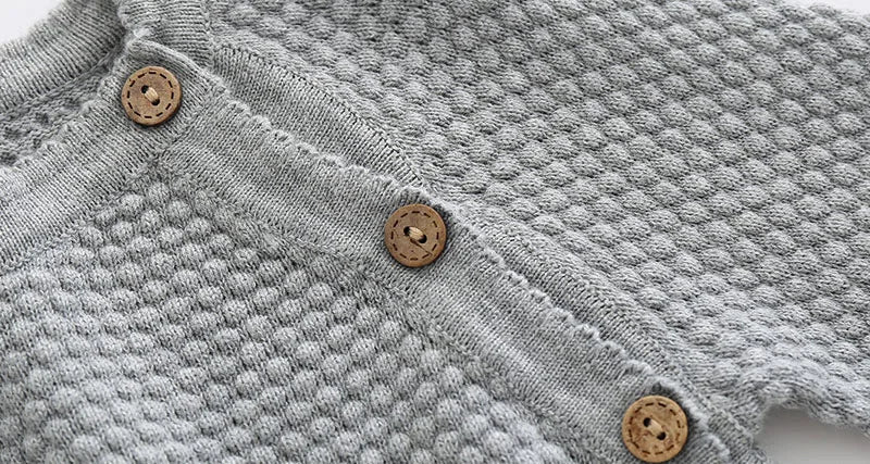 Knitted Pajama Set for Baby - Cozy cotton clothes set