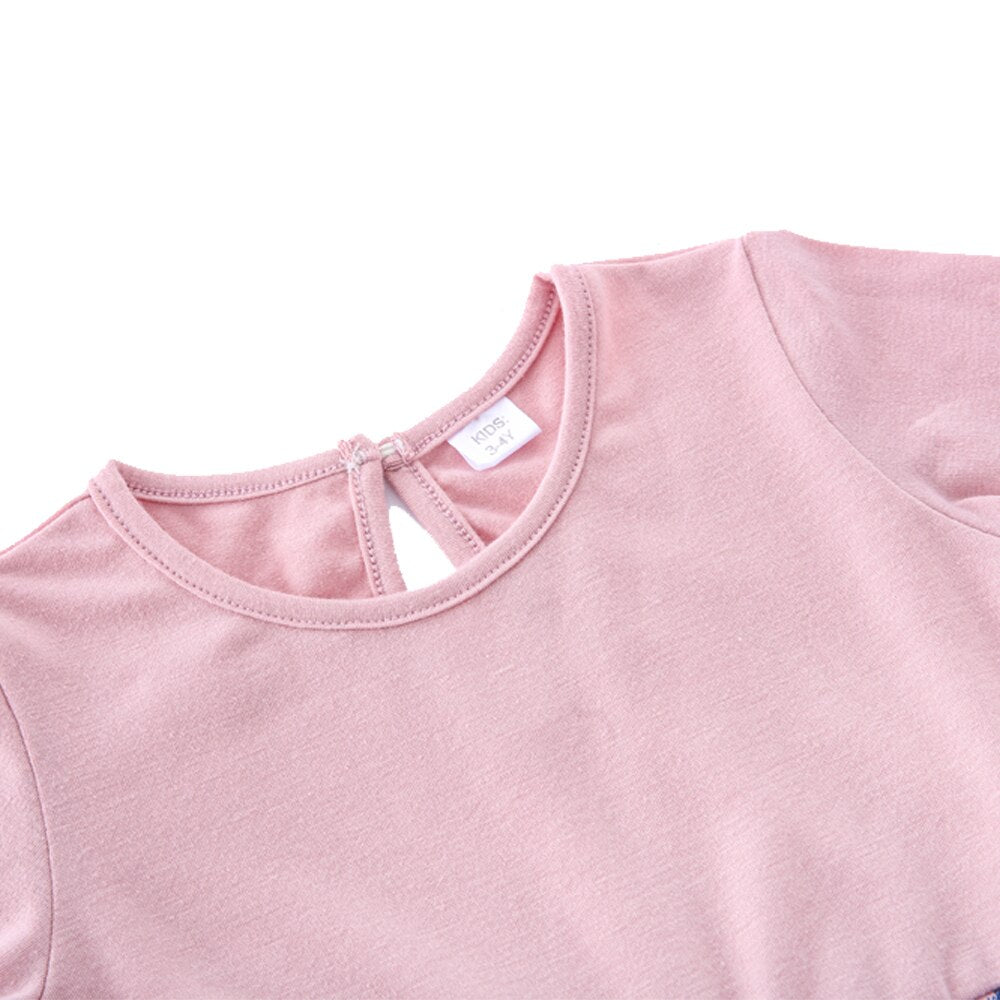 Mother Daughter Baby Family Matching Dress High-Quality Cotton Dresses