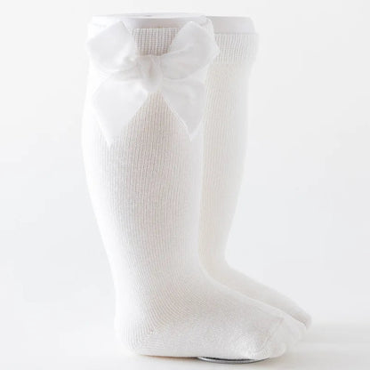 Bow Knee High Socks for Baby Girls