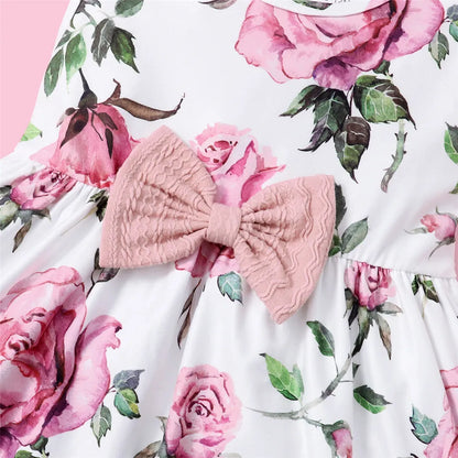 Floral Dress Set for Toddler Girls