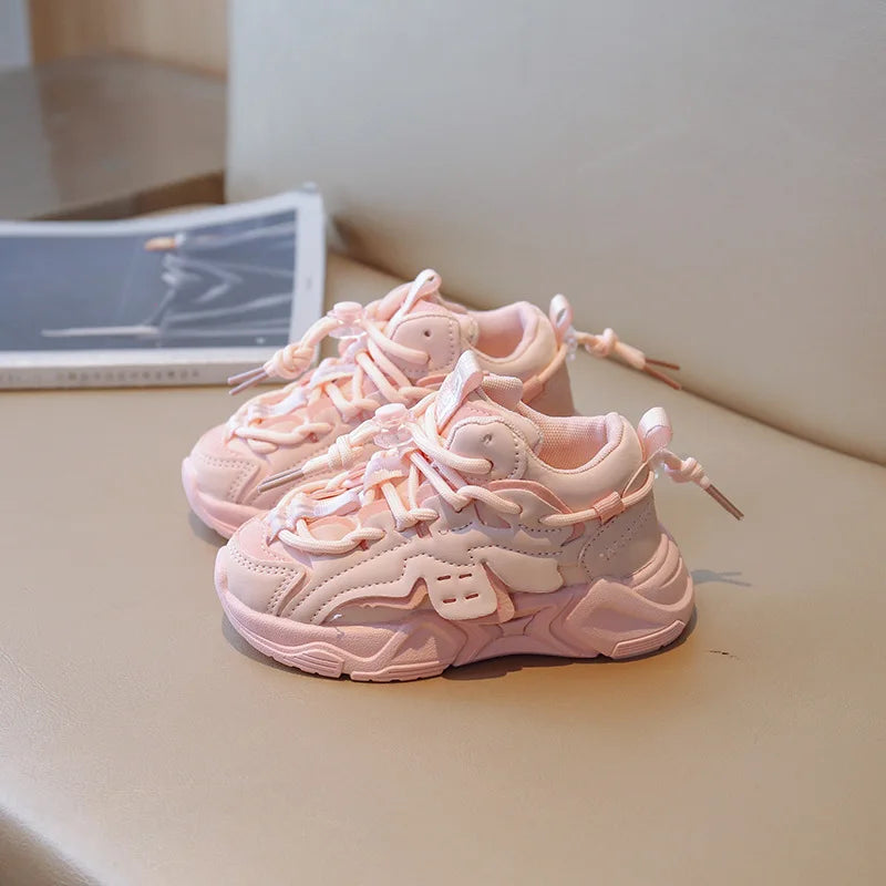 Kids Plush Sneakers: Waterproof and Comfortable Sports Shoes