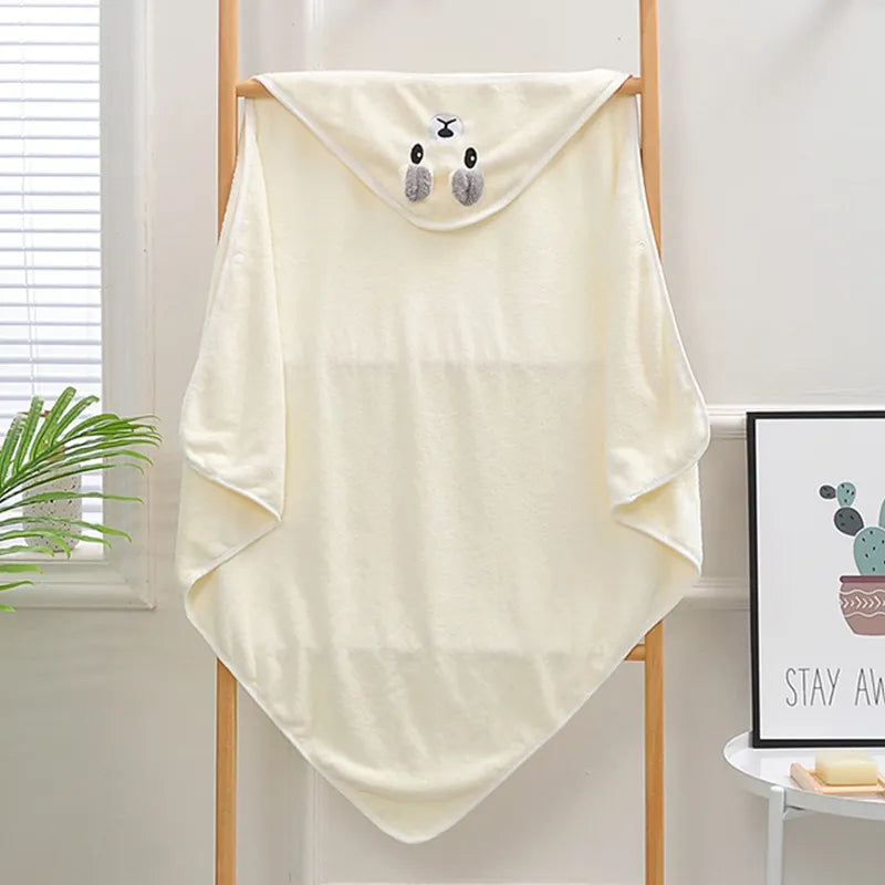 Super Soft Hooded Baby Towels: Cozy Bath Blanket