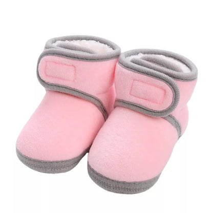 Newborn Baby First Walkers - Soft Anti-slip Crib Shoes
