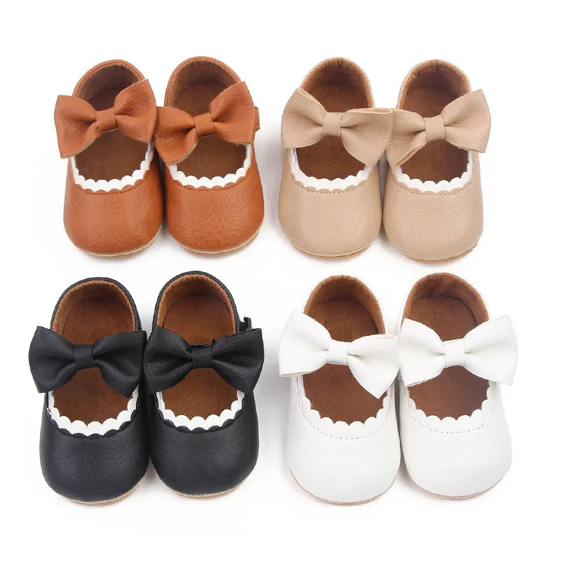 Bowknot Shoes for Toddler: Non-slip Prewalking Shoes