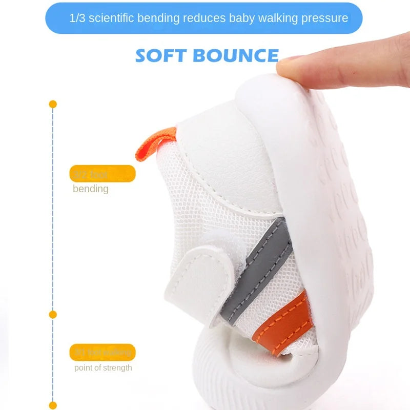 Baby Toddler Shoes (Newborn-3 Years): Soft, Non-Slip, Breathable