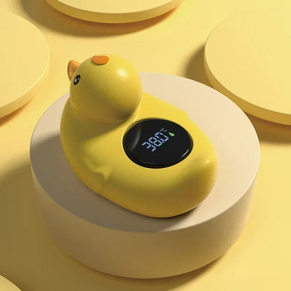 Little Yellow Duck Baby Bath Thermometer: Floating Waterproof Safety Sensor