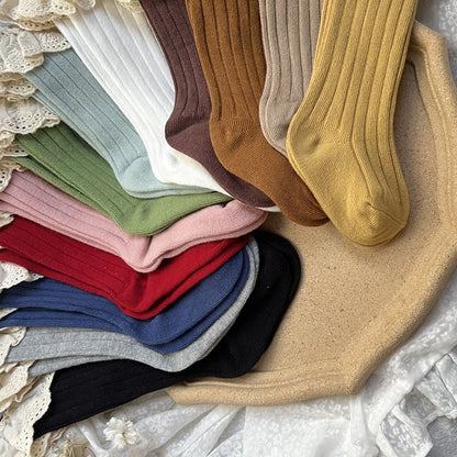 Lace Frilly Flower Cute Long Socks For Girls
