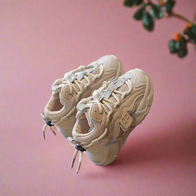 Kids Plush Sneakers: Waterproof and Comfortable Sports Shoes