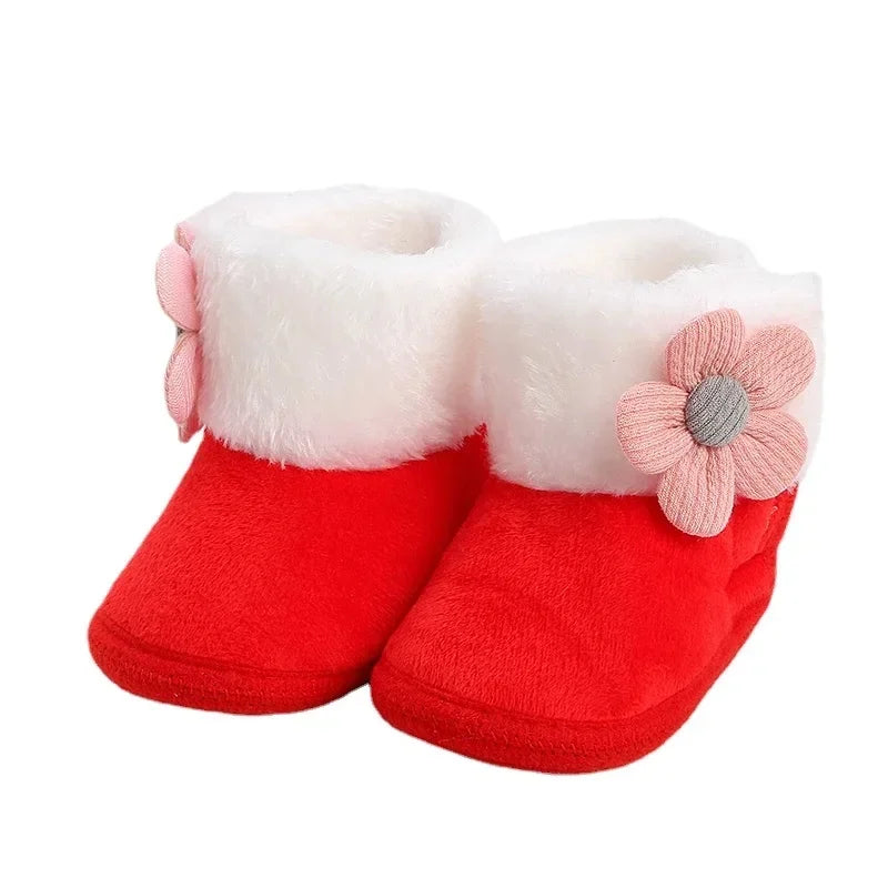 Newborn Baby First Walkers - Soft Anti-slip Crib Shoes