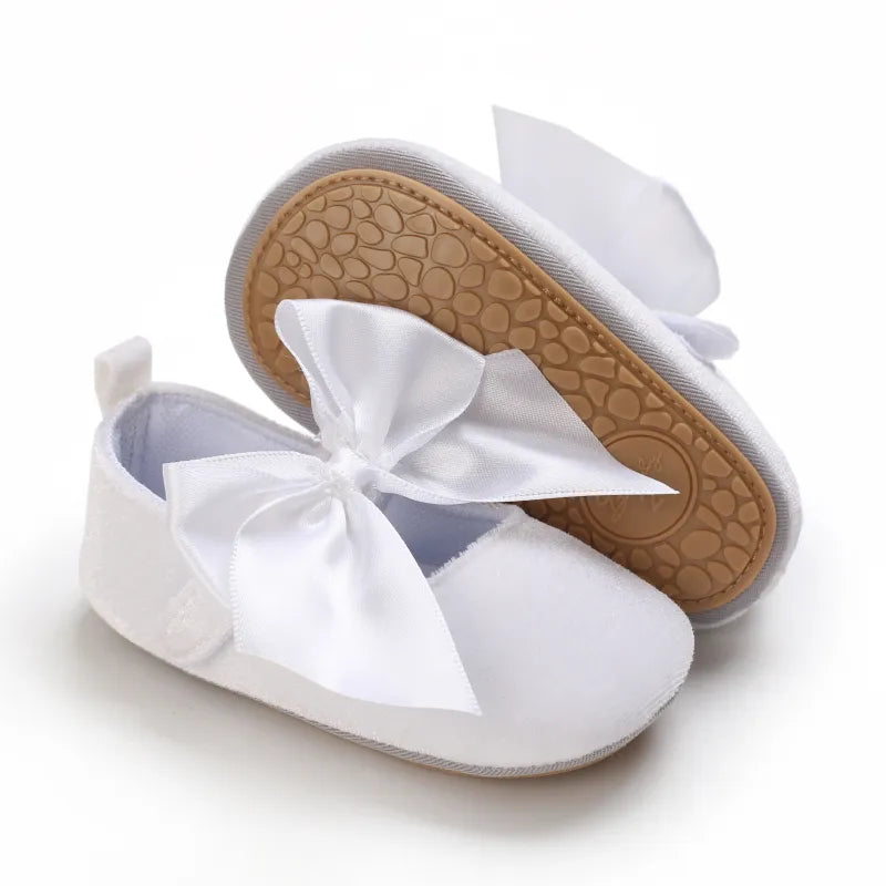 Princess Shoes - Baby Girls' Bow Flat Shoes for First Steps