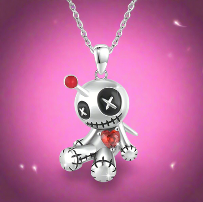 Halloween Voodoo Doll Necklace