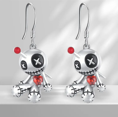 Halloween Voodoo Doll Earrings