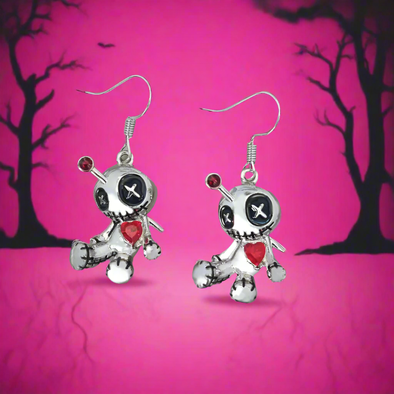Halloween Voodoo Doll Earrings