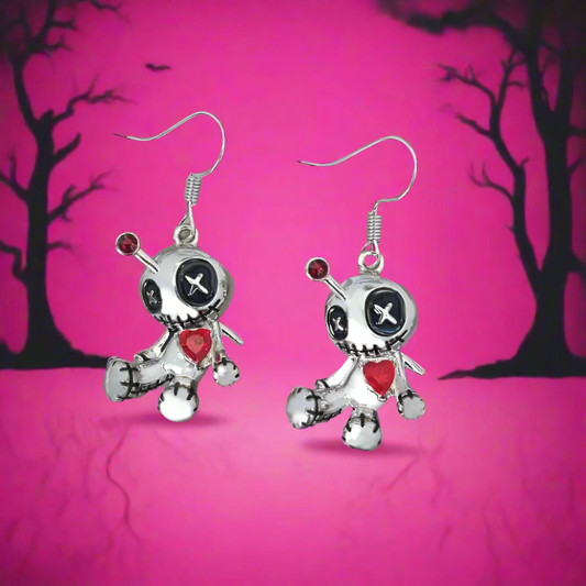 Halloween Voodoo Doll Earrings