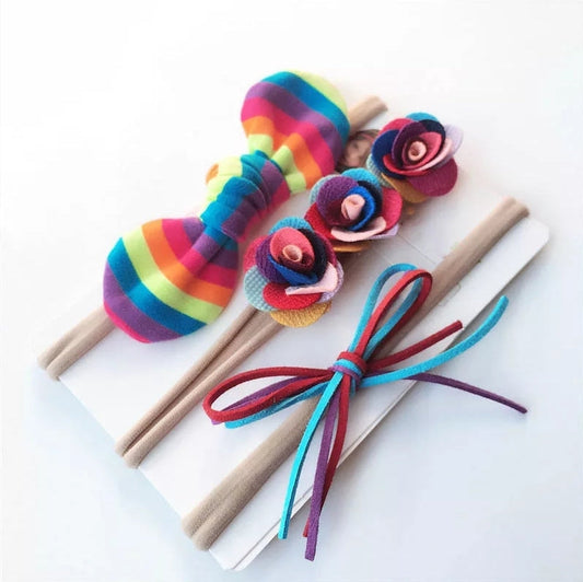 Cute 3 in 1 Rainbow Headbands