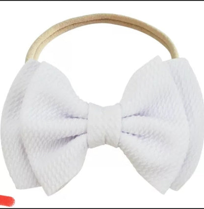 Big double bow headband