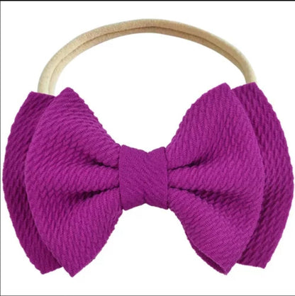 Big double bow headband