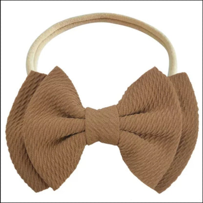 Big double bow headband