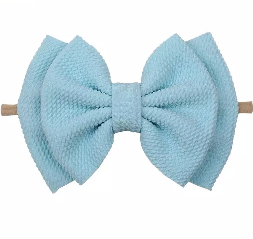 Big double bow headband
